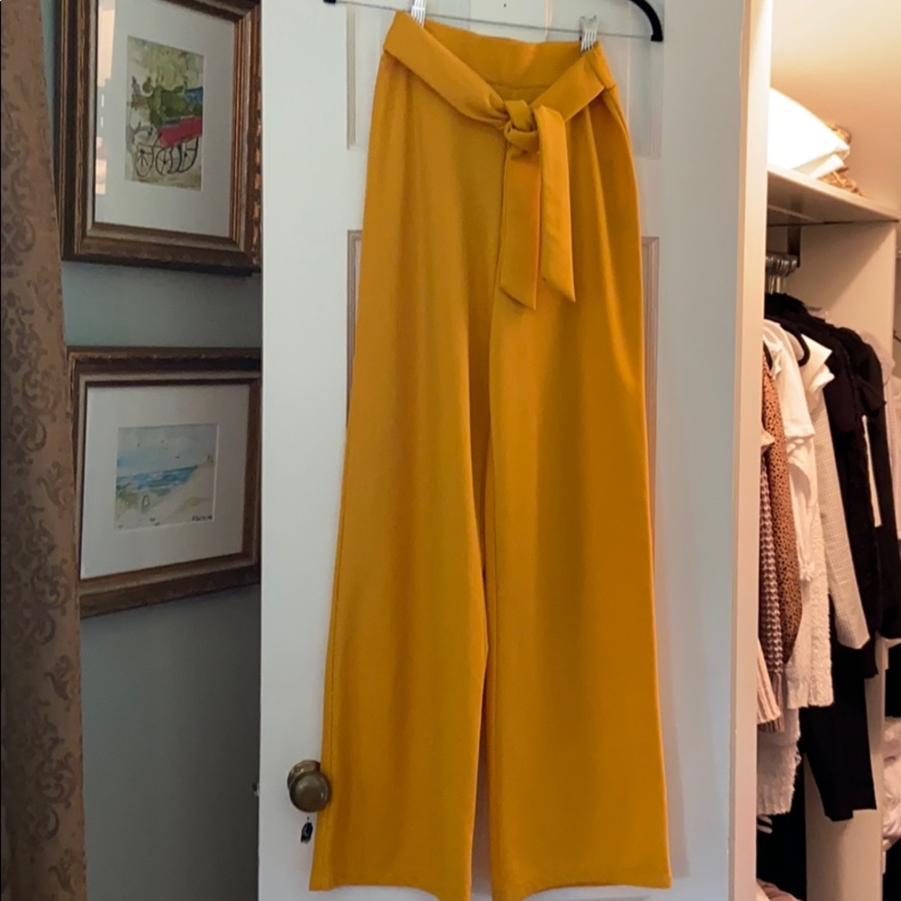 Yellow Palazzo Pants Boutique